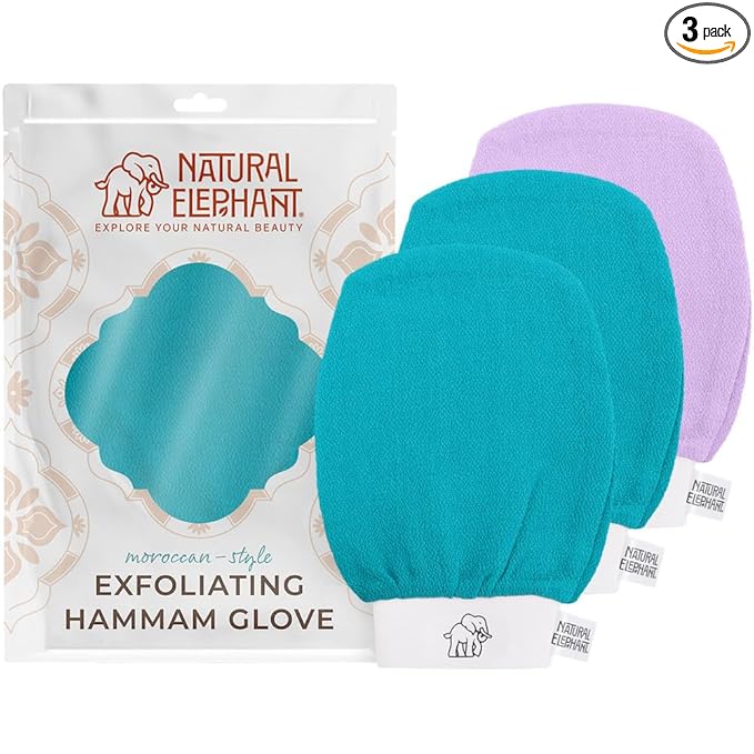 Natural Elephant Exfoliating Hammam Glove) by NaturalElephant