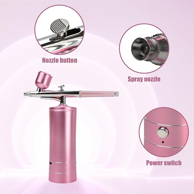 Oxygen Facial Machine – Handheld High Pressure Mist Spray Steamer - Image 5
