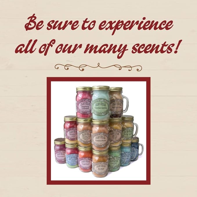 Our Own Candle Company, Orchard Pear Scented Mason Jar Candle, 100 Hour Burn - Image 7