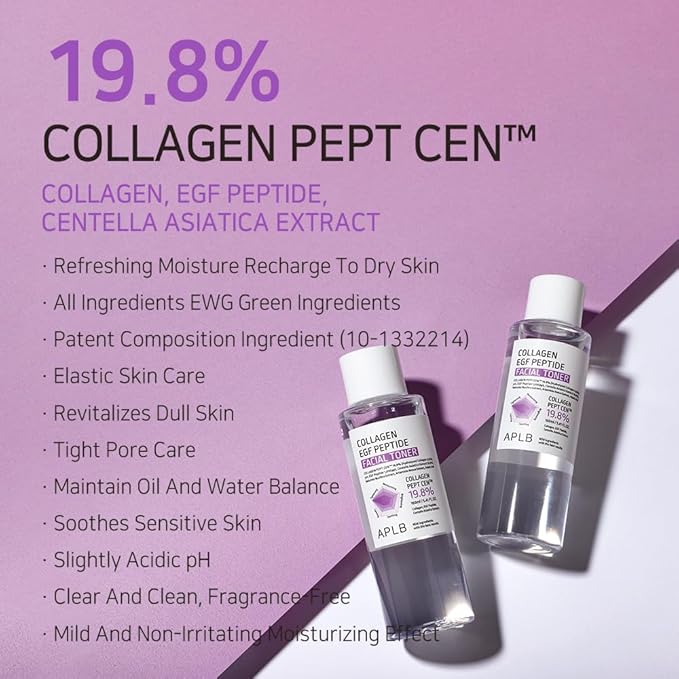 APLB Collagen EGF Peptide Facial Toner | Collagen PEPT CEN™ 19.8% 5.41 - Image 3