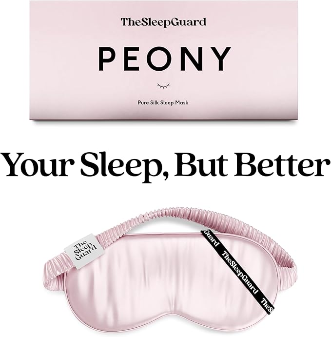 TheSleepGuard Pure Silk Sleep Mask Light Blocking Travel Essentials. Eye Masks - Image 6