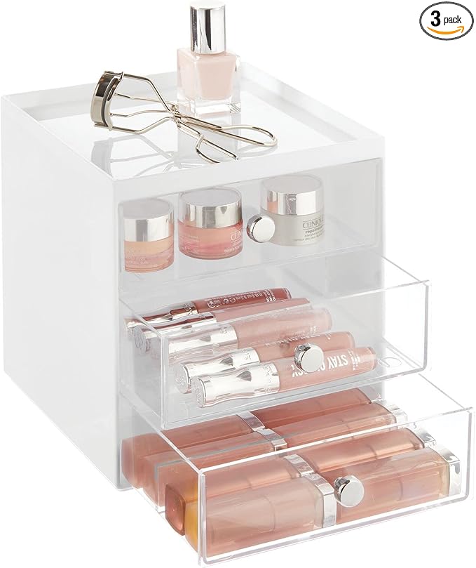 mDesign Makeup Organizer Storage Station Cube by mDesign