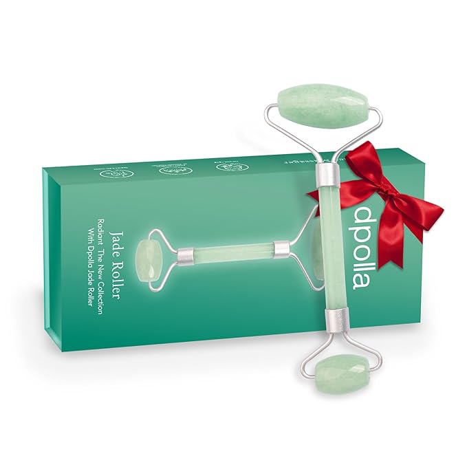 Jade Roller for Face Dpolla Dual-Sided Facial Massager by Dpolla
