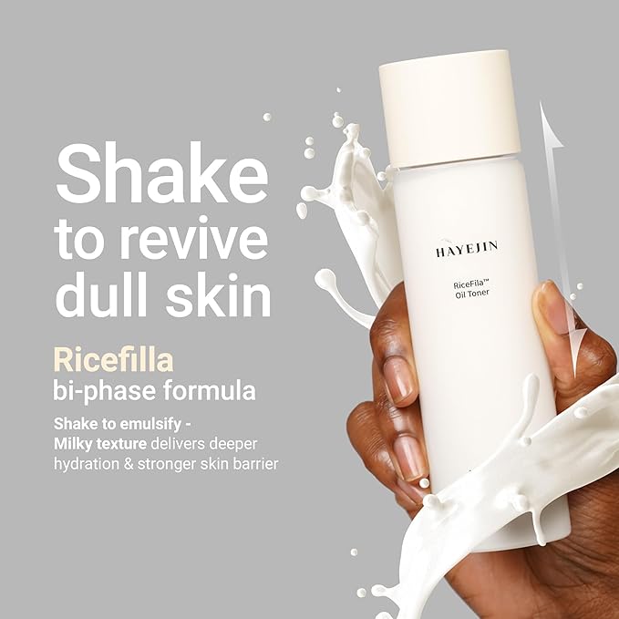HAYEJIN RiceFila Milk Toner for Glass Skin – 2-in-1 Hydrating Korean Rice Toner - Image 5