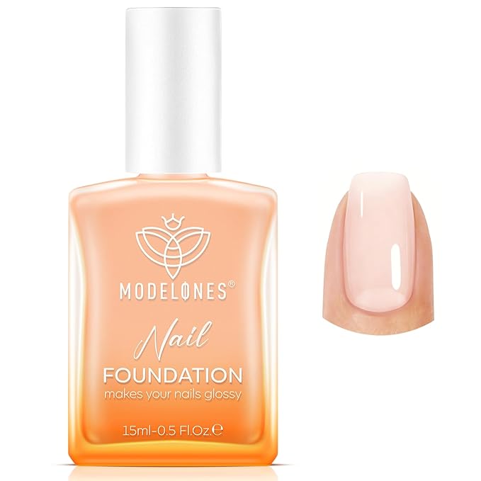 modelones Nail Strengthener and Growth Jelly Nude Pink Nail Polish Nail by MODELONES