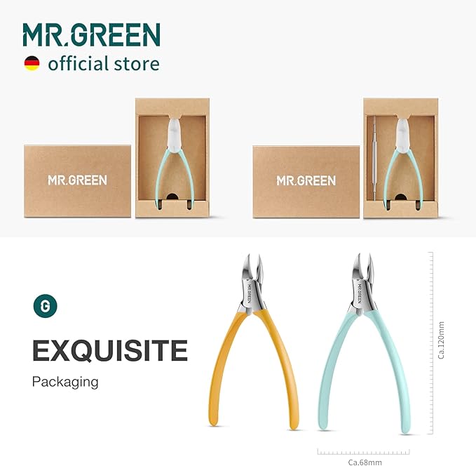 MR.GREEN Toenail Clippers Stainless Steel Ingrown Nail Cutter Thick and Hard - Image 7