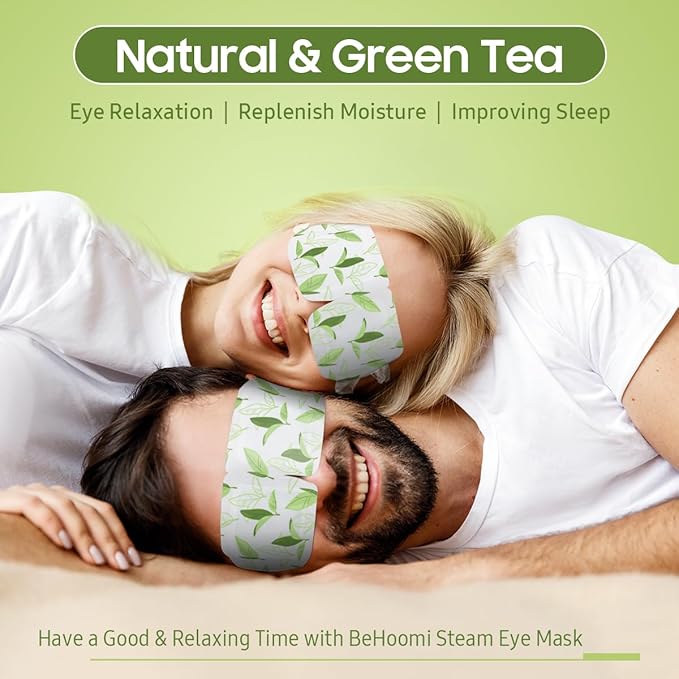 BeHoomi 20Packs Steam Eye Mask, Heated Eye Mask Warm Compress - Image 2