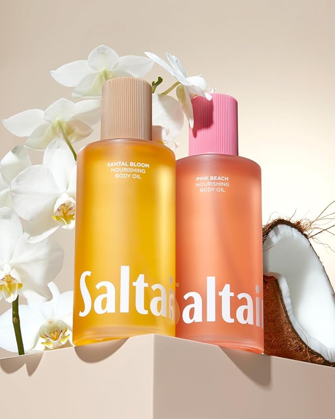 Saltair Body Oil. Jumbo Size Santal Bloom After Shower and Bath Oil - Image 4