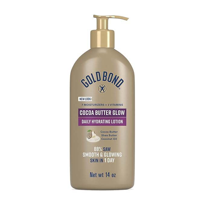 Gold Bond Cocoa Butter Glow Daily Hydrating Lotion by GoldBond