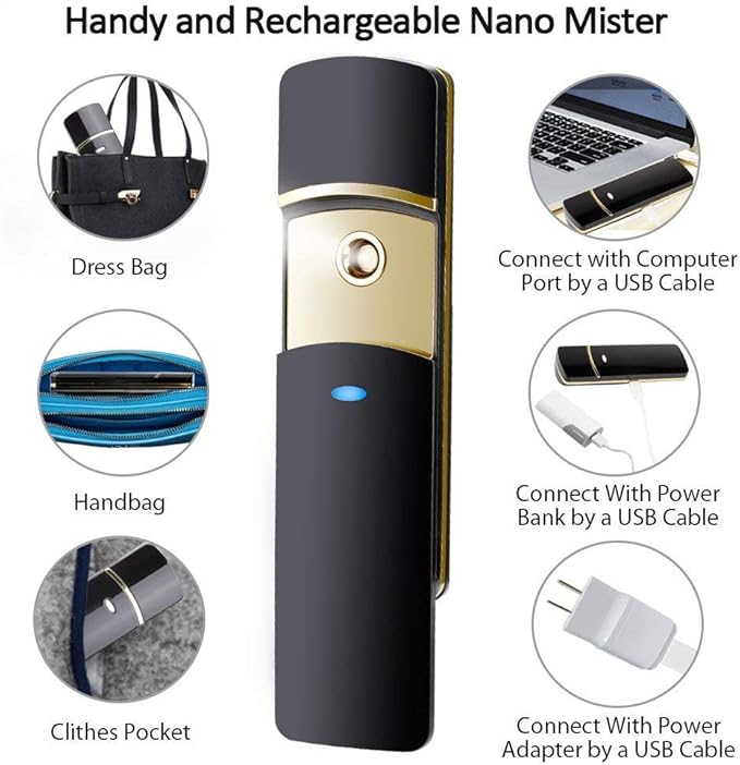 Kingsmile Exquisite Face Mister, Portable Nano Mist Sprayer, Facial Mister - Image 4