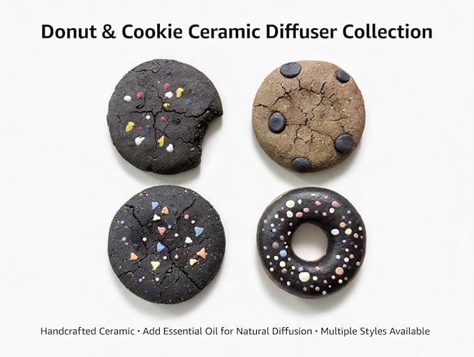 Handmade Ceramic Cookie Shape Passive Diffuser - Image 3