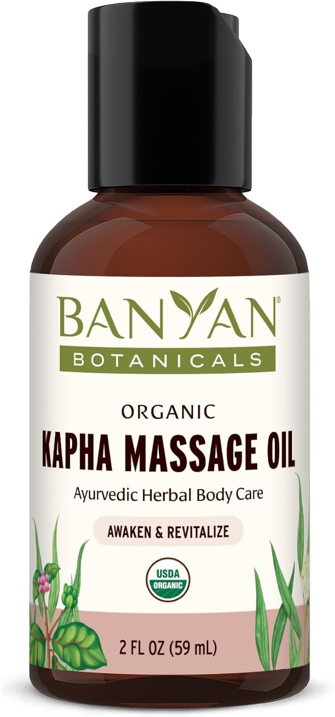 Banyan Botanicals Kapha Massage Oil – Organic Massage Oil by BanyanBotanicals