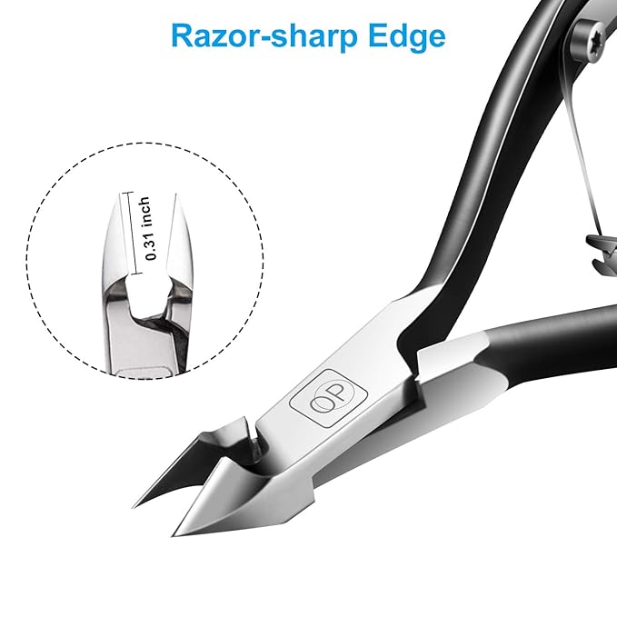 Cuticle Nippers Cuticle Trimmer Remover Clippers Stainless Steel Cutter - Image 2