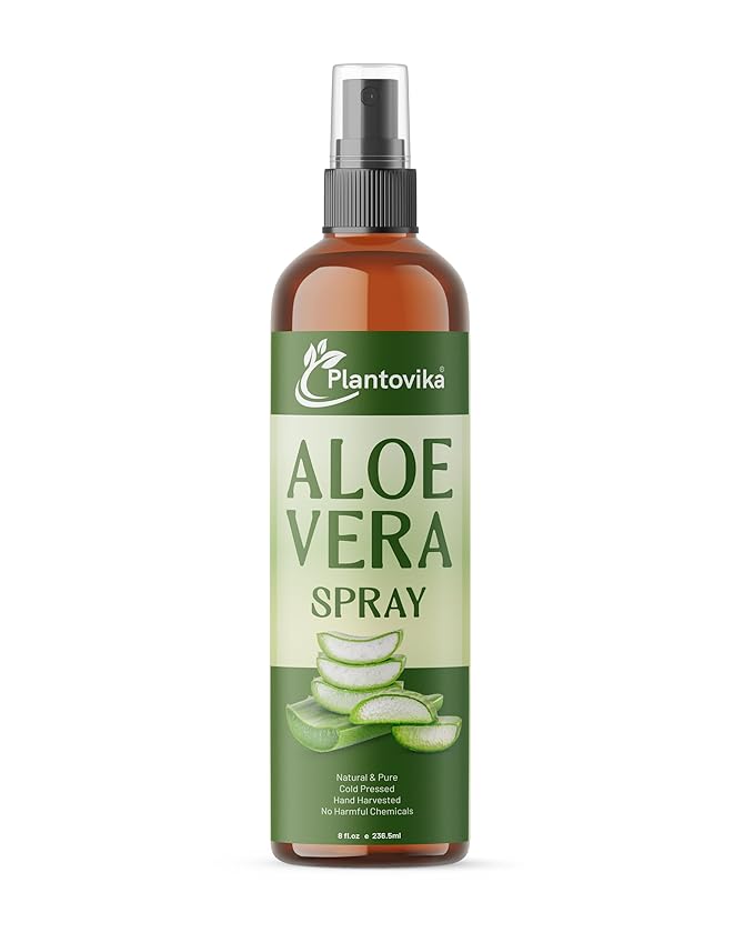 Aloe Vera Facial & Body Mist, 8 Fl Oz, Hydrating Face, hair and Skin Spray. by Plantovika