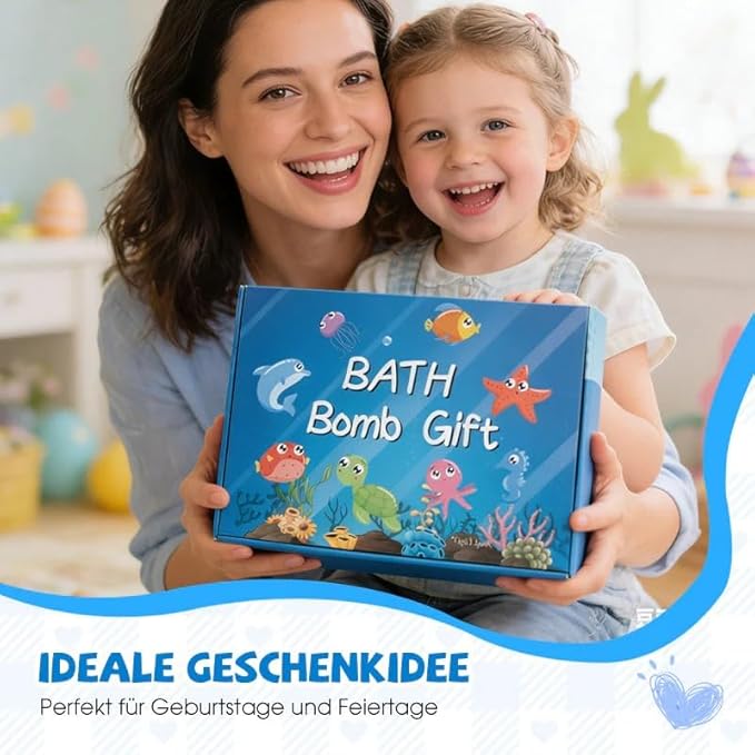 12-Piece Bath Bomb Gift Set for Kids, Bath Bombs for Kids - Image 7