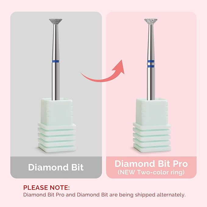 MelodySusie 4mm Inverted Tapered Cuticle Clean Nail Drill Bit 3/32'', - Image 3