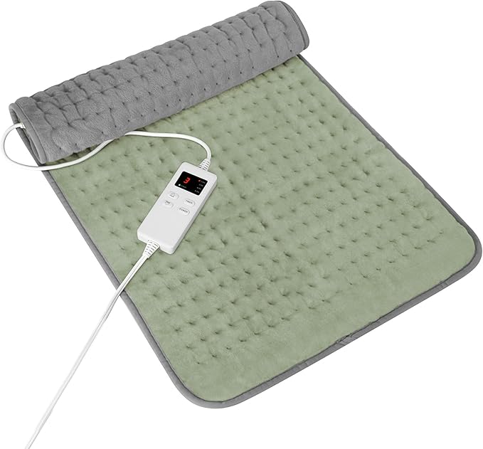 Heating Pad for Full Body Pain Relief 6 Heat Levels 4 Timers Soothes Back - Image 9