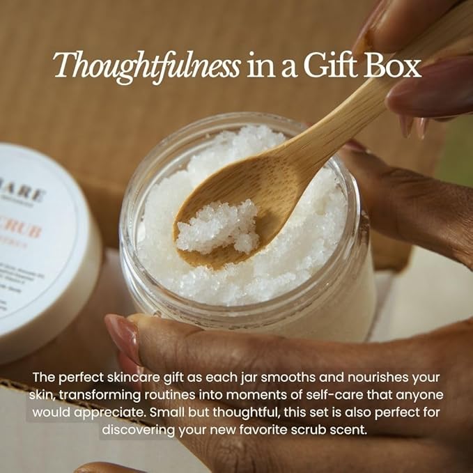 Bare Botanics 3 pc Body Scrub Gift Set - Image 2