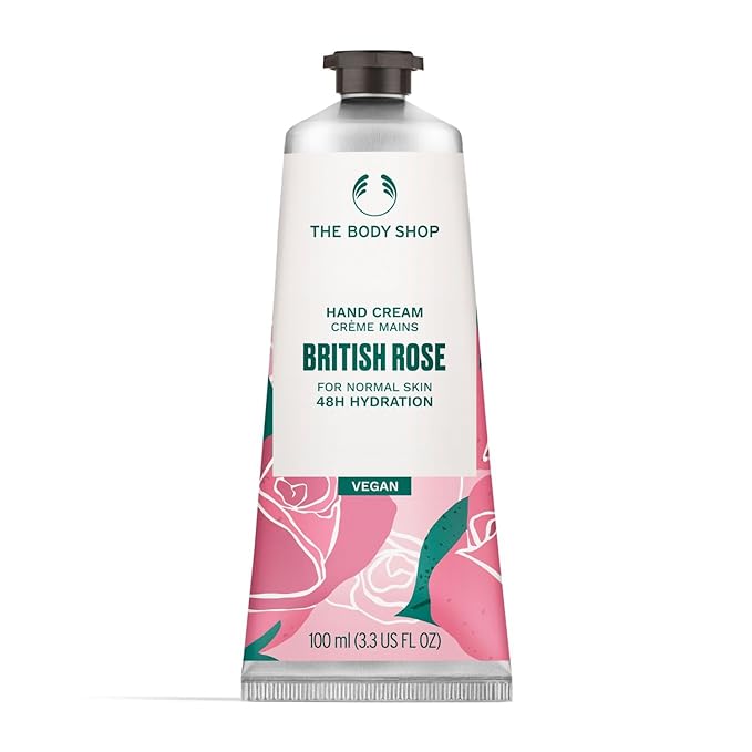 The Body Shop British Rose Hand Cream – Fresh Dewy Fragrance, On-the-Go by TheBodyShop