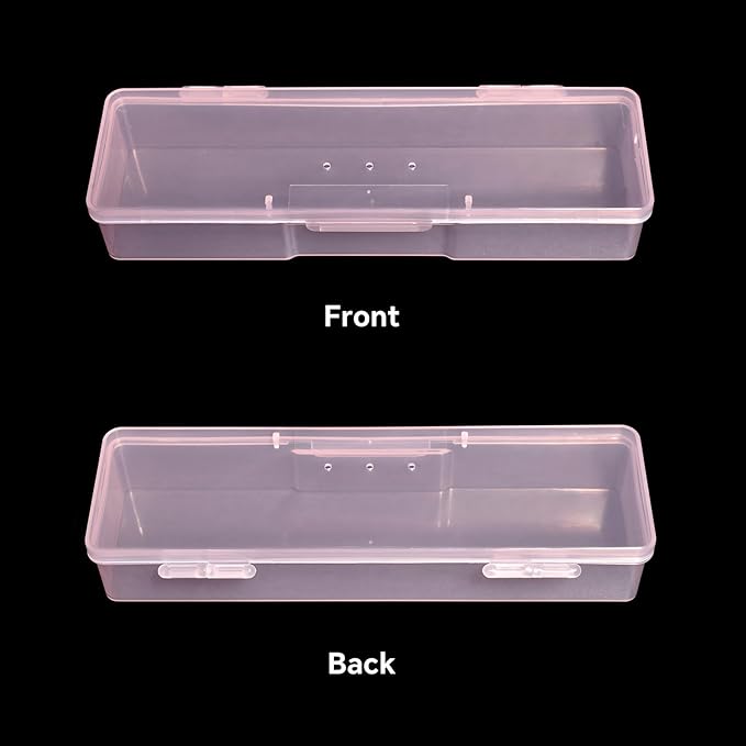 4Pcs Transparent Storage Boxes For Nail Tool Professional Pedicure Manicure - Image 6