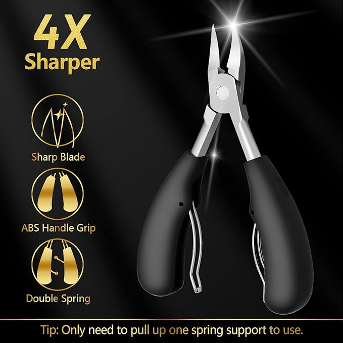 10 PCS Toenail Clippers Tool Kit, Modacraft Professional Podiatrist Nail - Image 3