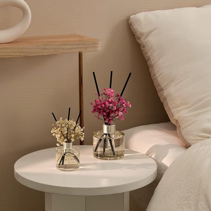 COCODOR Preserved Real Flower Reed Diffuser/Black Cherry / 6.7oz / 1 Pack/Reed - Image 7
