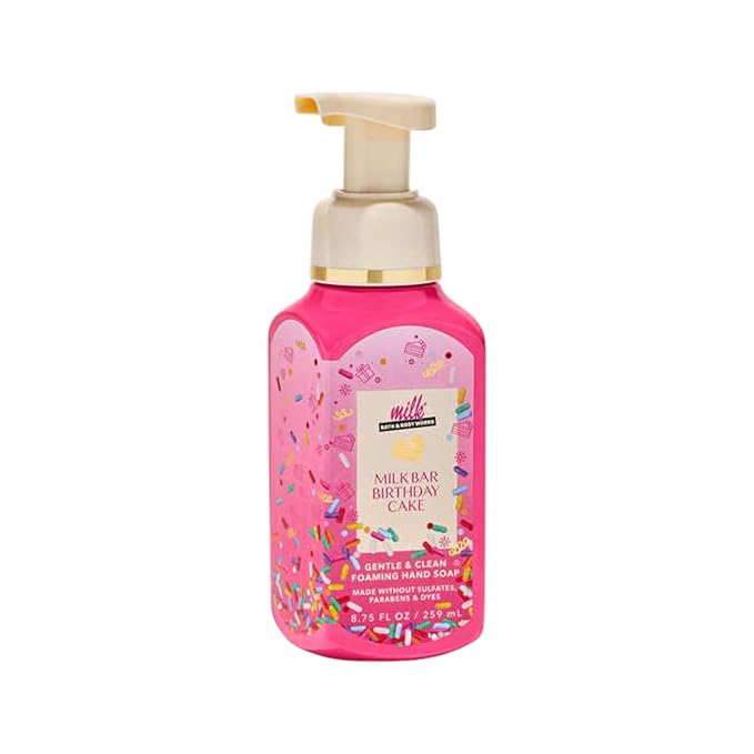 Bath & Body Works Milk Bar Birthday Cake Gentle Foaming Hand Soap 8.75 oz by BathBodyWorks