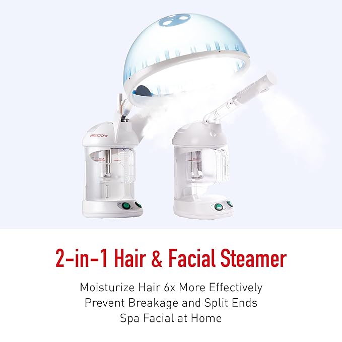 Red Pro Hair Therapy 2-in-1 Hair Steamer & Facial Steamer - Image 3
