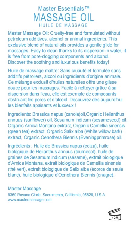 Master Massage Superior Grade Massage Oil - Image 6