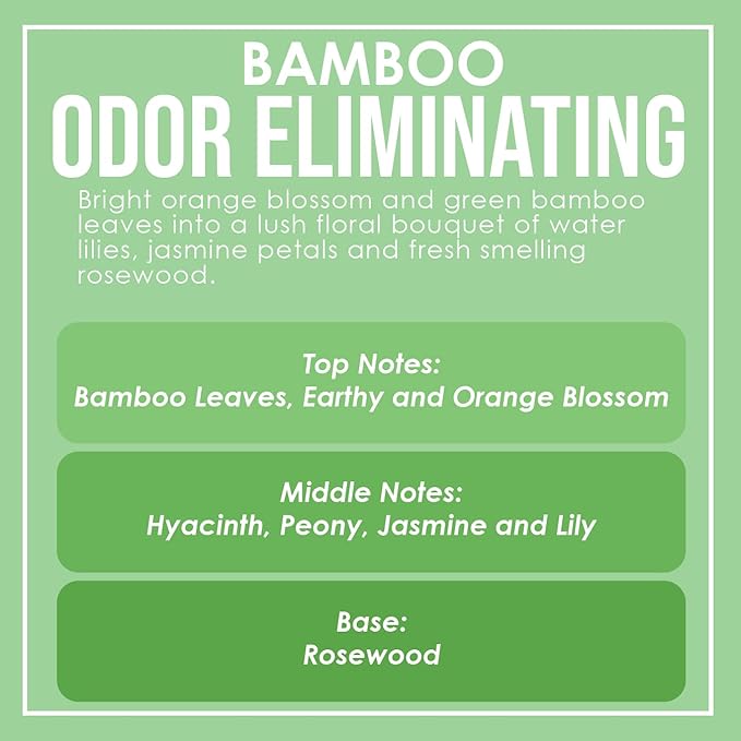 Bamboo Two Pack Odor Eliminating Highly Fragranced Candles - Image 4