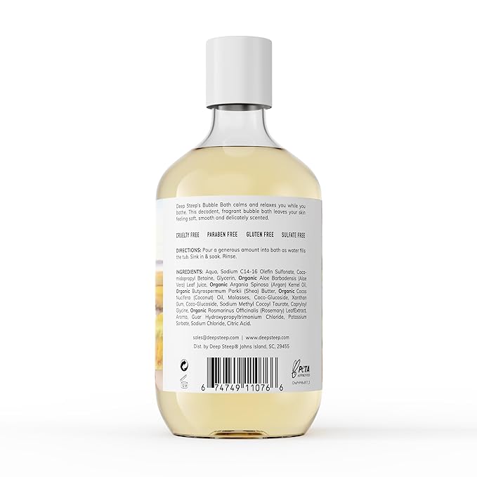 Deep Steep Peach Praline Bubble Bath - Image 3