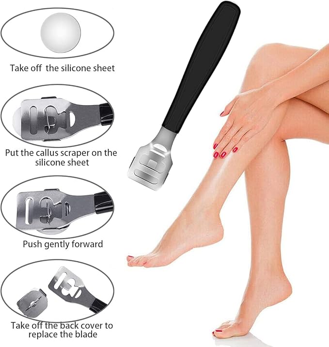Pedicure Kit, 36 in 1 Foot Care Tools Stainless Steel Foot Rasp Dead Skin - Image 5