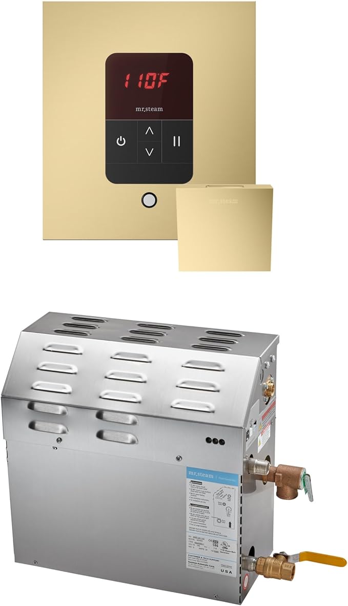 Mr Steam MS 10kW Steam Shower Generator Package w/square iTempo Control in by MrSteam
