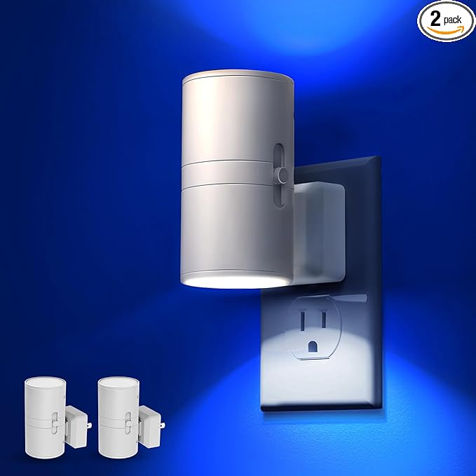 L LOHAS LED Night Light, Light Sensor, Dimmable Night Light, Calm Blue by LLOHASLED