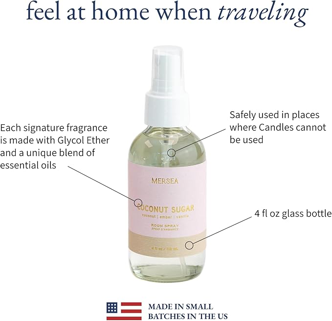 MERSEA Luxury Room Spray, Coconut Sugar, 4 oz - Image 2