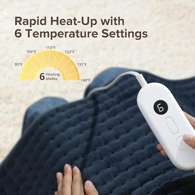 Heating Pad for Back Pain Relief, Electric Heating Pad - Image 8
