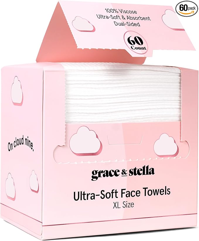 grace & stella Face Towels Disposable by GraceStella