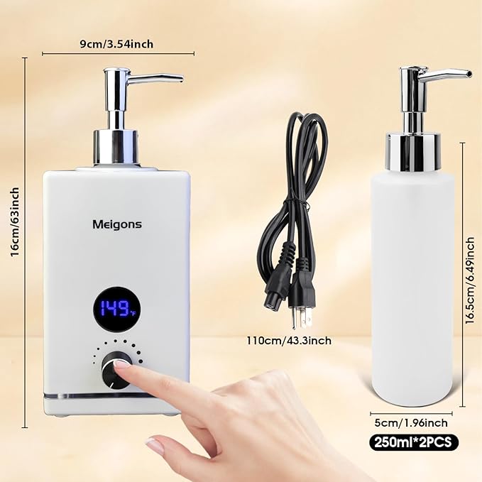 Oil Warmer for Massage, Massage Oil Warmer, Body Oils Heater for Spa, - Image 6