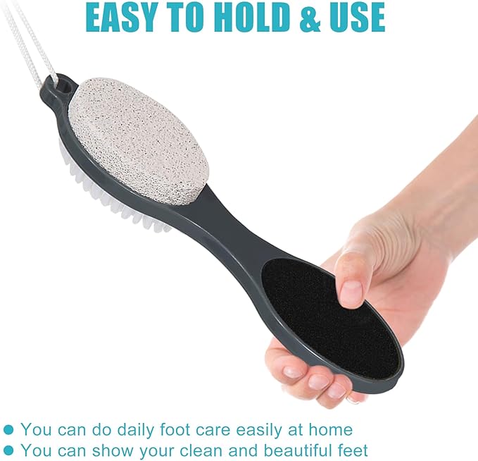 Foot File Callus Remover-2 Pcs 4 in 1 Foot Scrubber Dead Skin Remover - Image 6