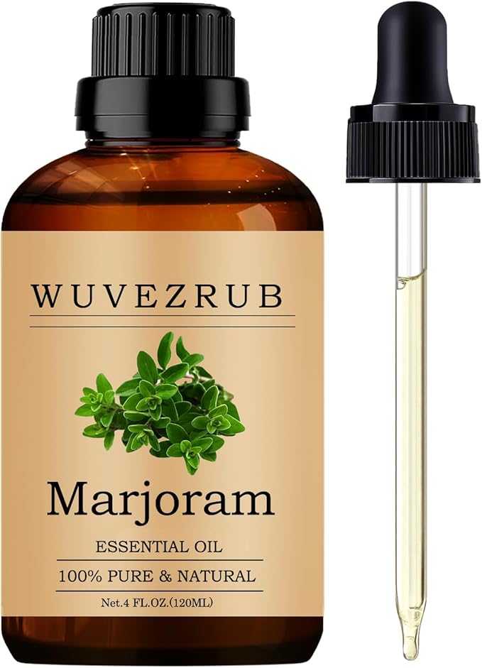 Marjoram Essential Oils, 120ML Pure and Natural Essential Oil by WUVEZRUB