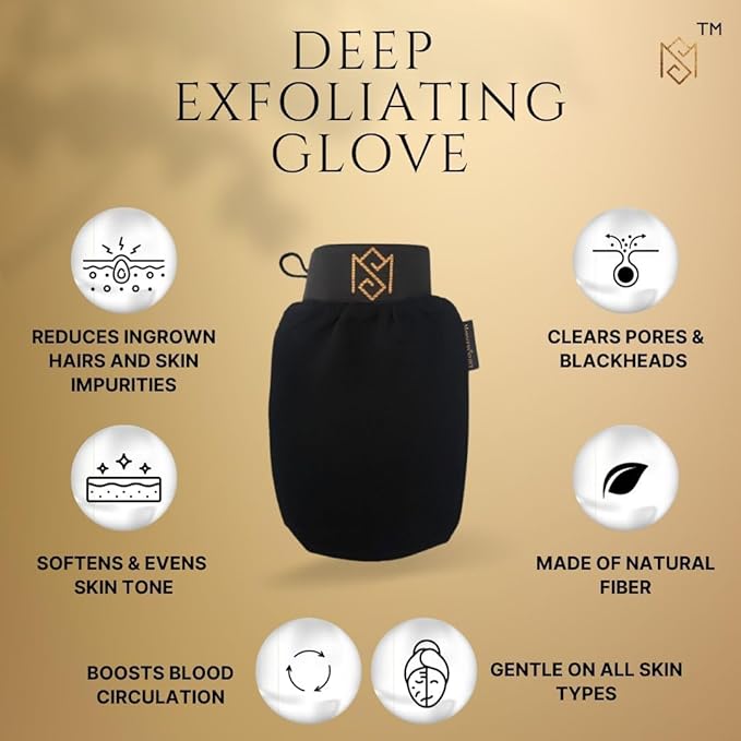 Exfoliating Glove Kessa Mitt Body Scrubber - Image 7