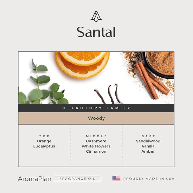 AromaPlan Hotel Scents Santal 16.9 Fl Oz, Home Luxury Aroma & Hotel Diffuser - Image 2