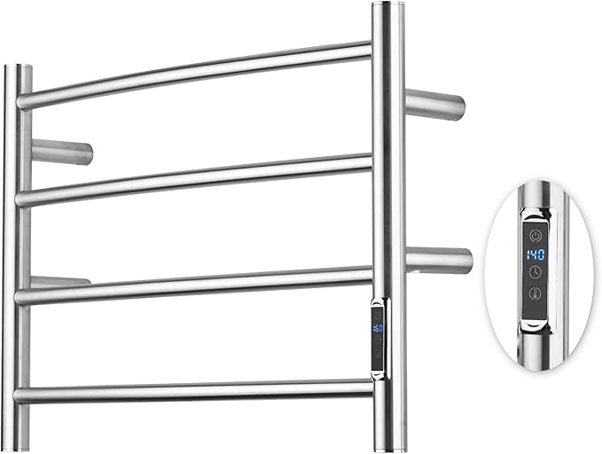 Heated Towel Racks for Bathroom, Wall Mounted Electric Towel Warmer Racks by BLARALA