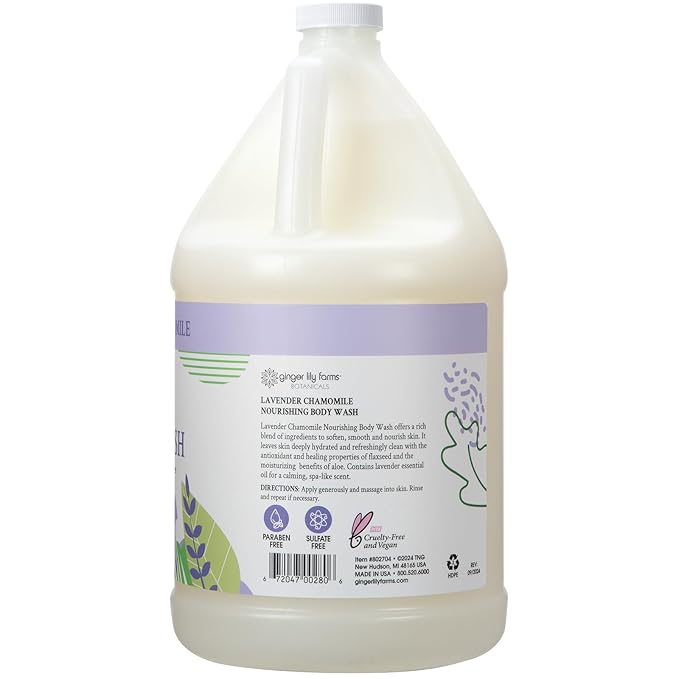 Ginger Lily Farms Botanicals Nourishing Body Wash, 100% Vegan & Cruelty-Free - Image 2