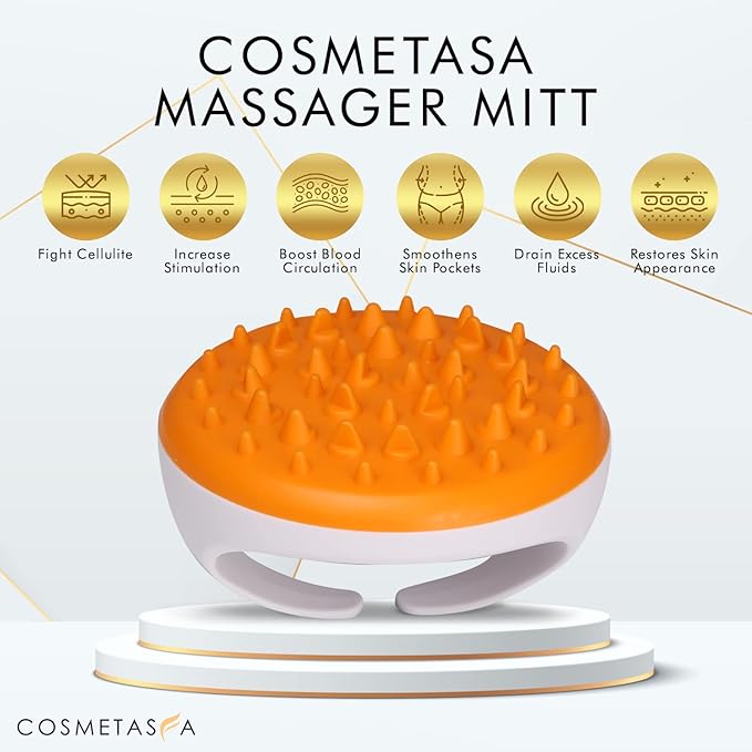 Cellulite Massage Oil with Massager Mitt - Image 6