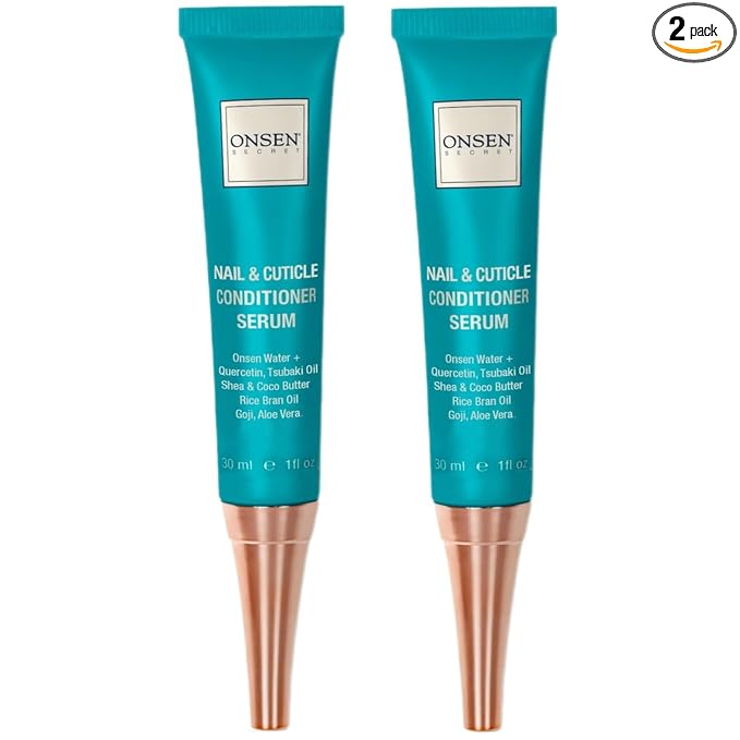 Onsen Nail & Cuticle Cream Treatment w/Japanese Tsubaki, Jojoba & Lavender Oil by OnsenSecret