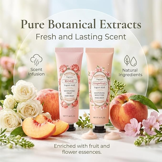 10 Pack Hand Cream for Dry Cracked Hands, Birthday Gifts for Women, Bridesmaid - Image 4