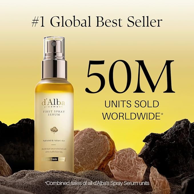 d'Alba Piedmont Italian White Truffle First Spray Serum, Vegan Skin Care - Image 2