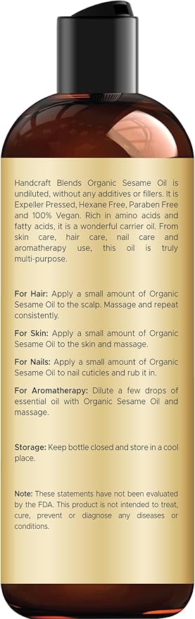 Handcraft Blends Organic Sesame Oil - Image 2