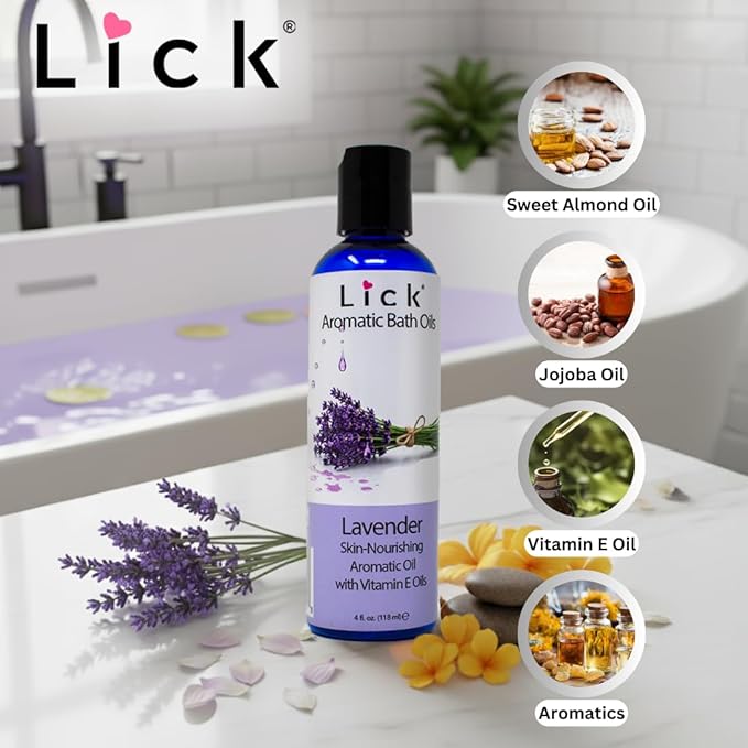 Lick Lavender Aromatic Bath Oil - Image 9